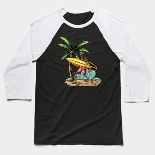 surfing on the beach Baseball T-Shirt